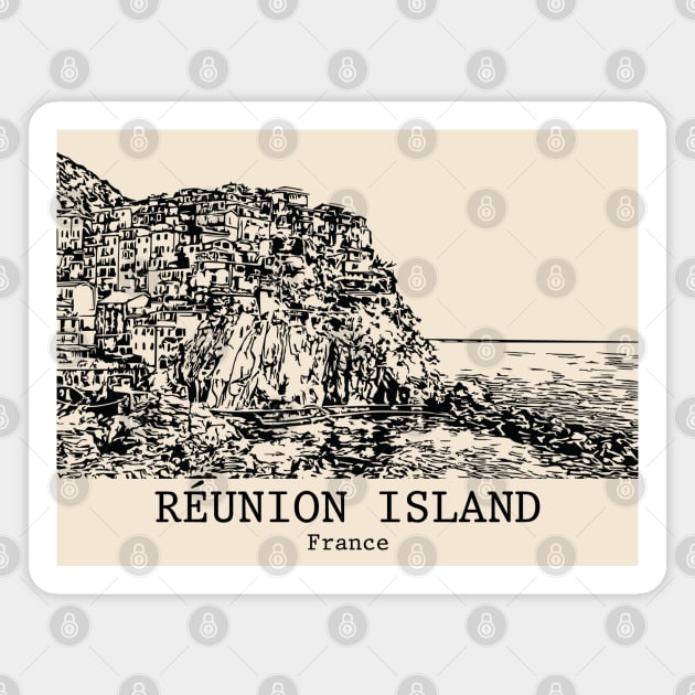 Réunion Island - France Magnet by Lakeric